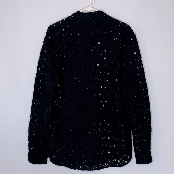 INC Beach Cover Up, Size L, Black Eyelet - Picture 2 of 6